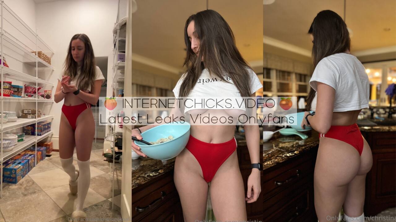 Christina Khalil Kitchen Tease Porn Video Leaked