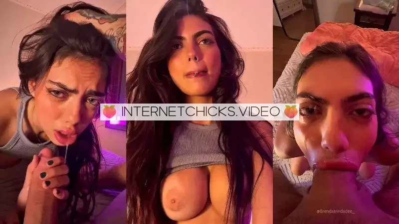Brenda Trindade Sloppy POV Close Up Blowjob Sex Tape Video Leaked